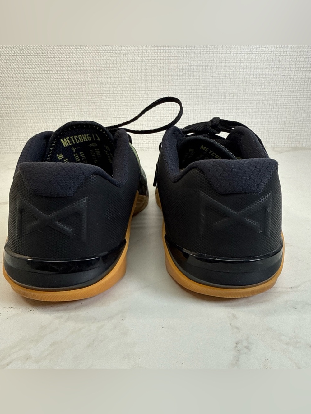 Nike React Metcon Men's 9 Sneakers Wolf Grey Deep Royal Blue Training Shoes - Picture 2 of 8